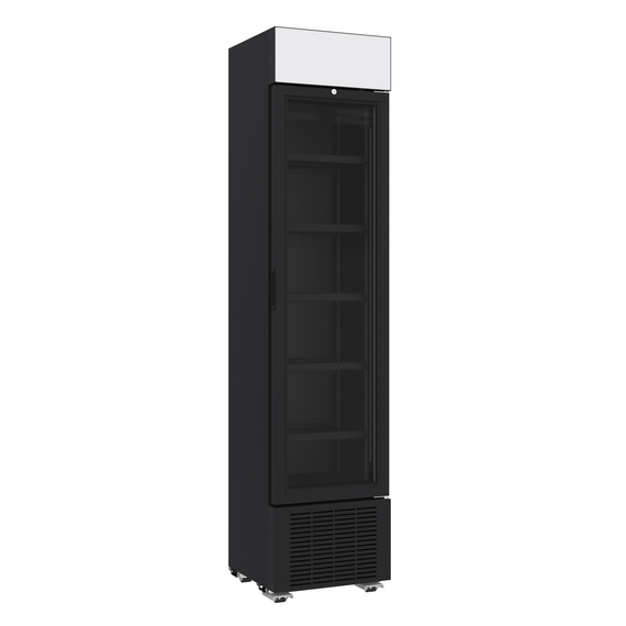 Combisteel Kühlschrank 1 Glastür Schwarz 232L Combisteel Kühlschrank 1 Glastür Schwarz 232L
