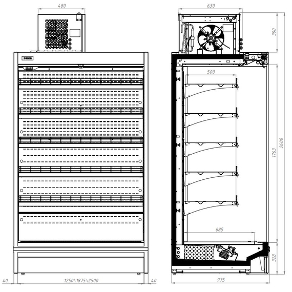 Combisteel Wandkühlung Max 6.0 - Remote 1 Combisteel Wandkühlung Max 6.0 - Remote
