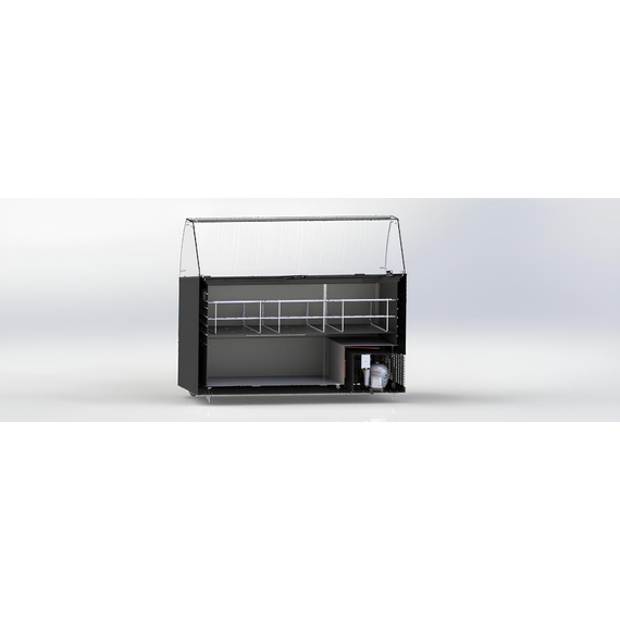 Combisteel Speiseisvitrine Tenerife Schwarz 10X5 Ltr 5 Combisteel Speiseisvitrine Tenerife Schwarz 10X5 Ltr