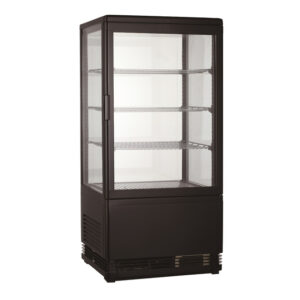 Combisteel Kühlvitrine 78L Schwarz