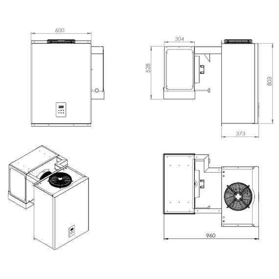 Combisteel Kühlaggregate Huckepack 13,1-18 M3 1 Combisteel Kühlaggregate Huckepack 13,1-18 M3