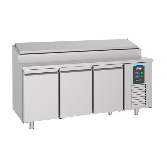 Combisteel Pro Line Saladette 3 Türen 10X 1/3Gn Behälter Combisteel Pro Line Saladette 3 Türen 10X 1/3Gn Behälter