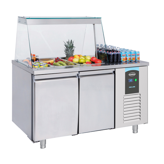Combisteel Pro Line Saladette 2 Türen 3X 1/1Gn Behälter Combisteel Pro Line Saladette 2 Türen 3X 1/1Gn Behälter