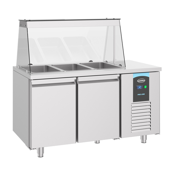 Combisteel Pro Line Saladette 2 Türen 3X 1/1Gn Behälter 1 Combisteel Pro Line Saladette 2 Türen 3X 1/1Gn Behälter