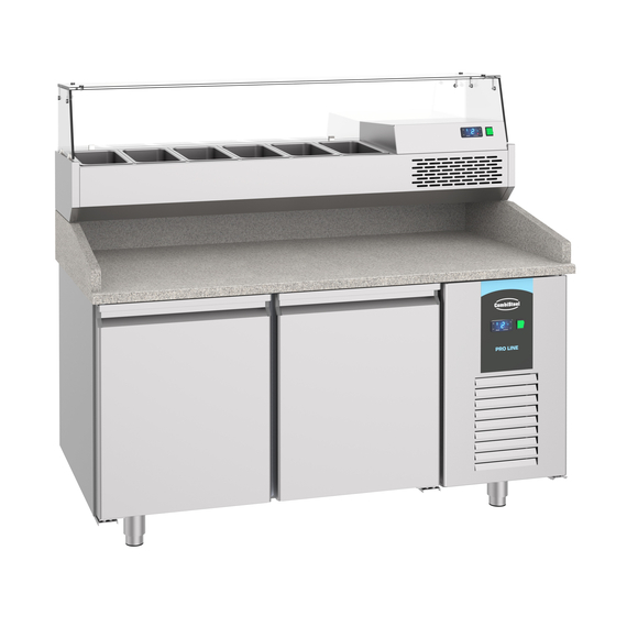 Combisteel Pro Line Pizzatisch mit 2 Türen 1 Combisteel Pro Line Pizzatisch mit 2 Türen