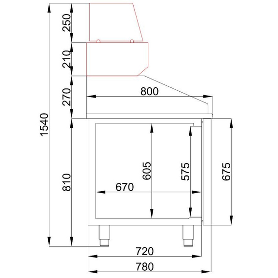 Combisteel Pro Line Pizzatisch mit 1 Tür Und 5 Schubladen 3 Combisteel Pro Line Pizzatisch mit 1 Tür Und 5 Schubladen