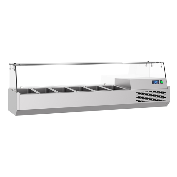 Combisteel Pro Line Aufsatzvitrine 6X 1/3 Gn Combisteel Pro Line Aufsatzvitrine 6X 1/3 Gn