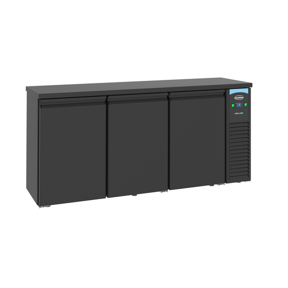 Combisteel Pro Line Barkühler Schwarz 3 Türen Combisteel Pro Line Barkühler Schwarz 3 Türen
