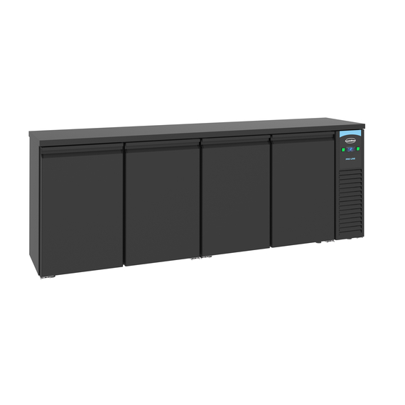Combisteel Pro Line Barkühler Schwarz 4 Türen Combisteel Pro Line Barkühler Schwarz 4 Türen