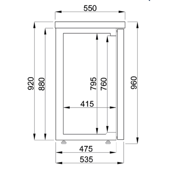 Combisteel Pro Line Barkühler Schwarz 3 Glastüren 1 Combisteel Pro Line Barkühler Schwarz 3 Glastüren