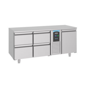 Combisteel Pro Line 700 Kühltisch 1 Tür Und 4 Schubladen Monoblock Energy Line