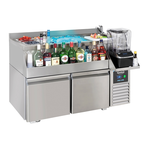 Combisteel Kühltisch 2 Türen mit Cocktail-Bar-Station Combisteel Kühltisch 2 Türen mit Cocktail-Bar-Station