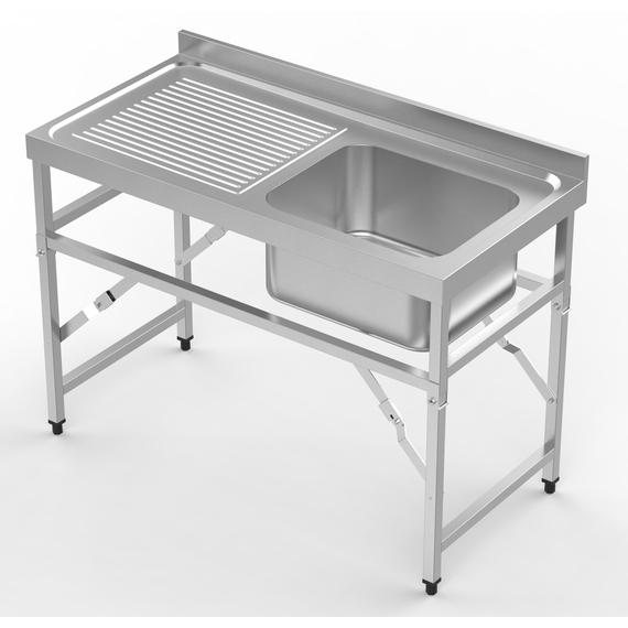 Combisteel 600 Zusammenklappbare Spültisch 1200 1R Combisteel 600 Zusammenklappbare Spültisch 1200 1R