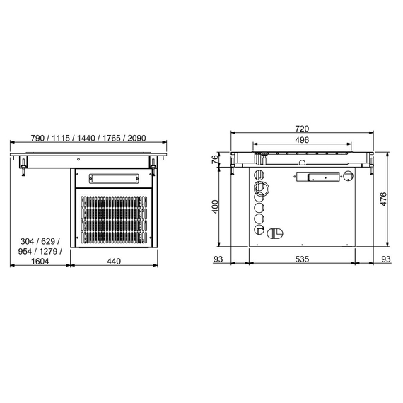 Combisteel Einbau Kühlplatte 3/1 1 Combisteel Einbau Kühlplatte 3/1