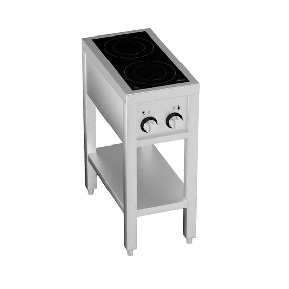 Combisteel Induktionsherd 2 Zones mit Offenem Unterbau 4 Combisteel Induktionsherd 2 Zones mit Offenem Unterbau