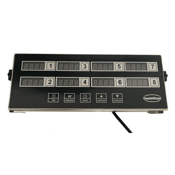 Combisteel Digitaler Küchentimer 8 Kanäle Dkt-8 Combisteel Digitaler Küchentimer 8 Kanäle Dkt-8