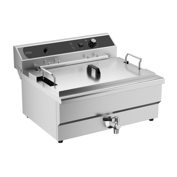 Combisteel Elektro Tischfriteuse 25L - mit Abflussventil Combisteel Elektro Tischfriteuse 25L - mit Abflussventil