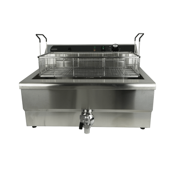Combisteel Elektro Tischfriteuse 25L - mit Abflussventil 4 Combisteel Elektro Tischfriteuse 25L - mit Abflussventil