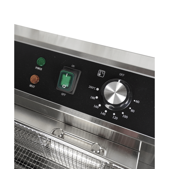 Combisteel Elektro Tischfriteuse 25L - mit Abflussventil 6 Combisteel Elektro Tischfriteuse 25L - mit Abflussventil