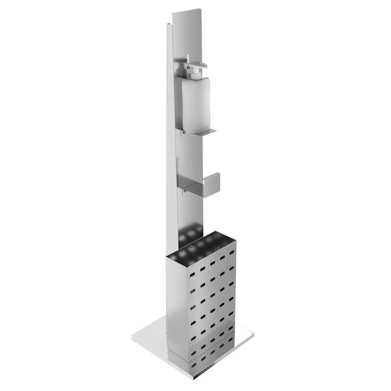 Combisteel Edelstahl Desinfektionssäule Inkl. Spender Combisteel Edelstahl Desinfektionssäule Inkl. Spender