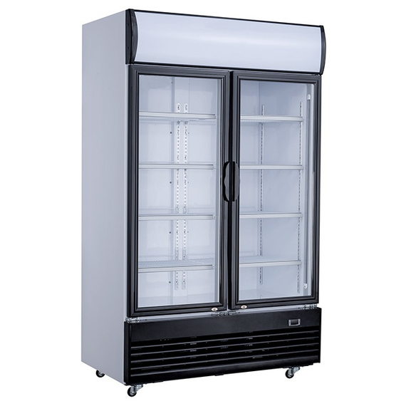 Combisteel Kühlschrank 2 Glastüren 800L 1 Combisteel Kühlschrank 2 Glastüren 800L