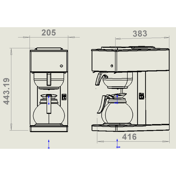 Combisteel Kaffeemaschine Inkl. 1 Kaffeekanne Aus Glas 1.8L 9 Combisteel Kaffeemaschine Inkl. 1 Kaffeekanne Aus Glas 1.8L