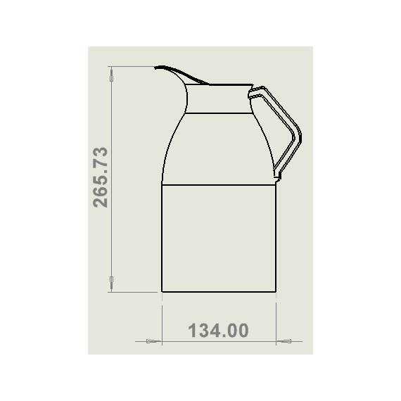 Combisteel Kaffee-Thermoskanne 2.0L 1 Combisteel Kaffee-Thermoskanne 2.0L