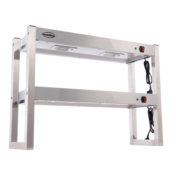 Combisteel Aufsatzbord Halogen Beheizt 2 Stufig 900 Selbstmontage 1 Combisteel Aufsatzbord Halogen Beheizt 2 Stufig 900 Selbstmontage