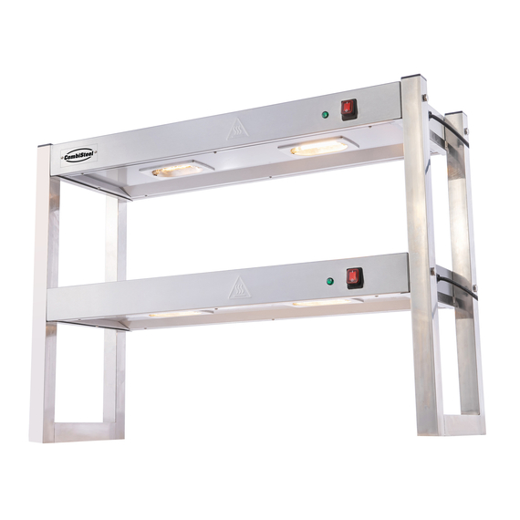 Combisteel Aufsatzbord Halogen Beheizt 2 Stufig 900 Selbstmontage 3 Combisteel Aufsatzbord Halogen Beheizt 2 Stufig 900 Selbstmontage