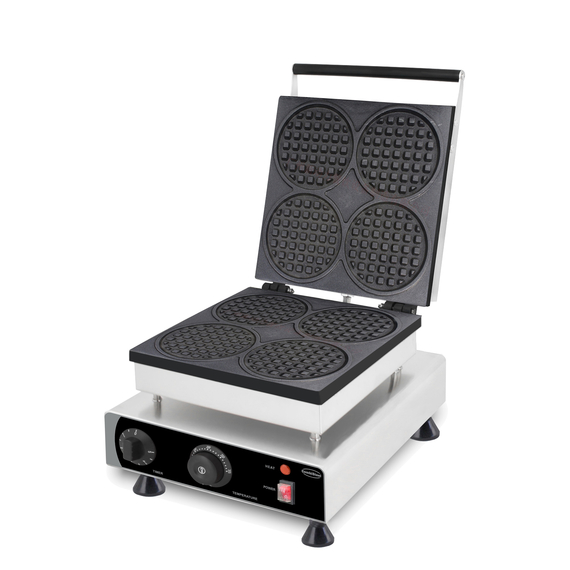 Combisteel Waffeleisen 4St Runde Waffeln Combisteel Waffeleisen 4St Runde Waffeln