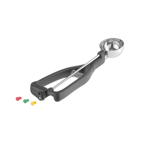 Stöckel Eiscremeportionierer für Linkshänder 1/30, Schwarz, ⌀49x(H)mm 2 Stöckel Eiscremeportionierer für Linkshänder 1/30, Schwarz, ⌀49x(H)mm