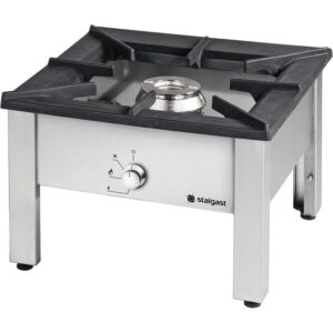 Stalgast Edelstahl Gas-Hockerkocher TOP, G20, 567x607x380 mm (BxTxH)