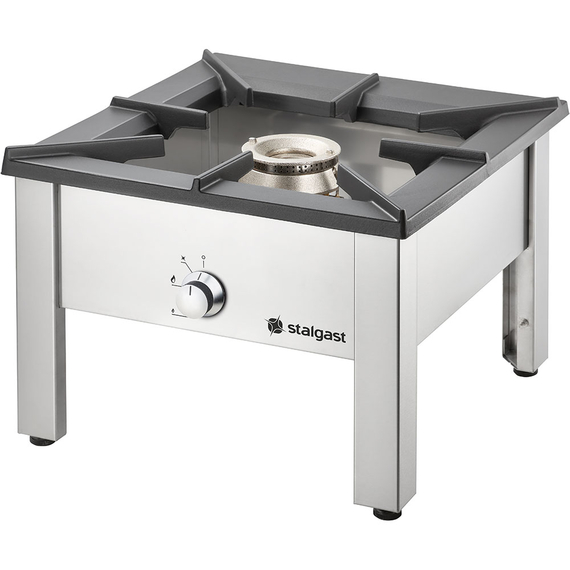 Stalgast Gas-Hockerkocher Top Power 14kW, mit Edelstahl Topfauflage, G20, 567x607x394 mm (BxTxH) Stalgast Gas-Hockerkocher Top Power 14kW, mit Edelstahl Topfauflage, G20, 567x607x394 mm (BxTxH)