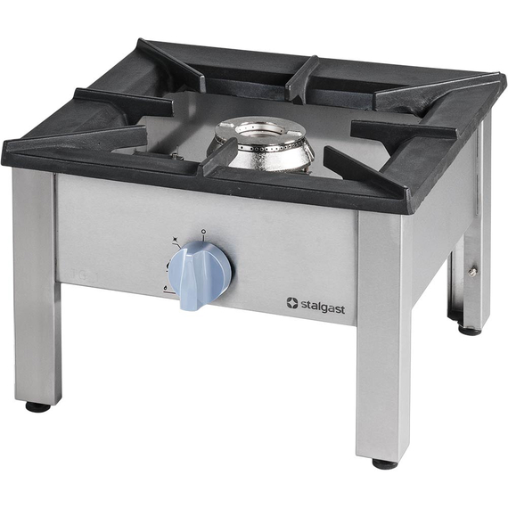 Stalgast Edelstahl Gas-Hockerkocher Top Power mit einem Brenner, 11kW, G30, 567x607x394 mm Stalgast Edelstahl Gas-Hockerkocher Top Power mit einem Brenner, 11kW, G30, 567x607x394 mm