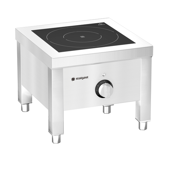 Induktions-Hockerkocher, 400x400x380 mm, 5 kW, 400V Induktions-Hockerkocher, 400x400x380 mm, 5 kW, 400V