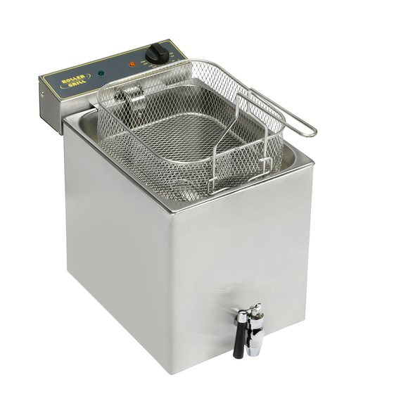 ROLLER GRILL Fritteuse mit Ablasshahn, 12 Liter ROLLER GRILL Fritteuse mit Ablasshahn, 12 Liter