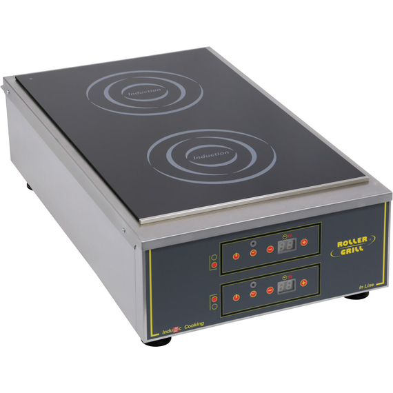 Roller Grill Induktions-Kochfeld, 2x Ø 280 mm, 2x 3 kW Roller Grill Induktions-Kochfeld, 2x Ø 280 mm, 2x 3 kW