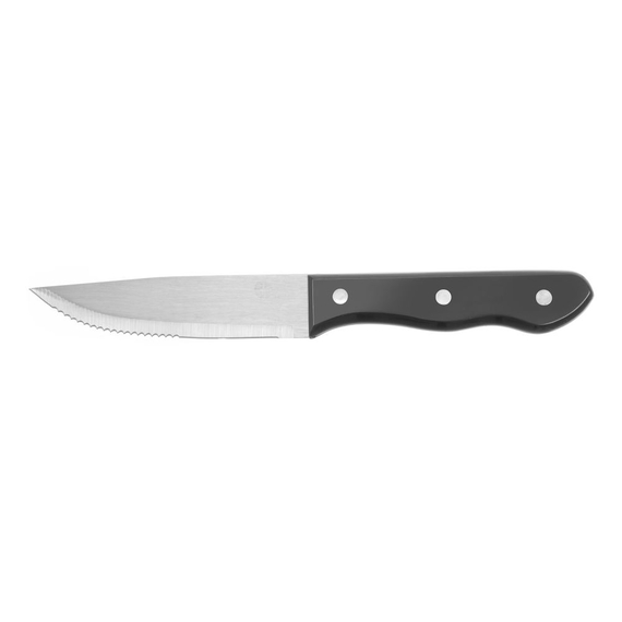 Hendi Steak-Messer XL - 6 Stk., Profi Line, Schwarz, 6 Stk., (L)250mm Hendi Steak-Messer XL - 6 Stk., Profi Line, Schwarz, 6 Stk., (L)250mm