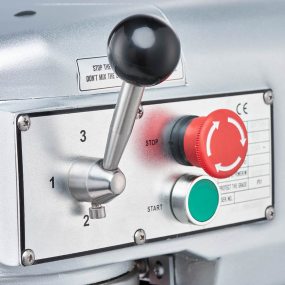 Stalgast Planetenmixer, 10 Liter, 148 - 480 U/min., 420 x 380 x 750 mm (BxTxH) 5 Stalgast Planetenmixer, 10 Liter, 148 - 480 U/min., 420 x 380 x 750 mm (BxTxH)