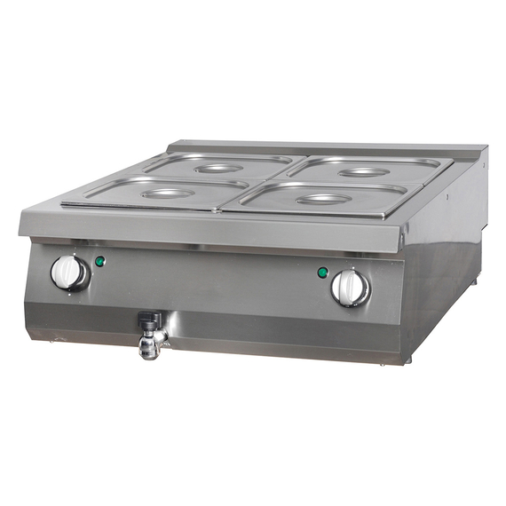 Maxima Gastro Premium Bain Marie - Doppeleinheit - 90 cm Tief - Elektrisch Maxima Gastro Premium Bain Marie - Doppeleinheit - 90 cm Tief - Elektrisch