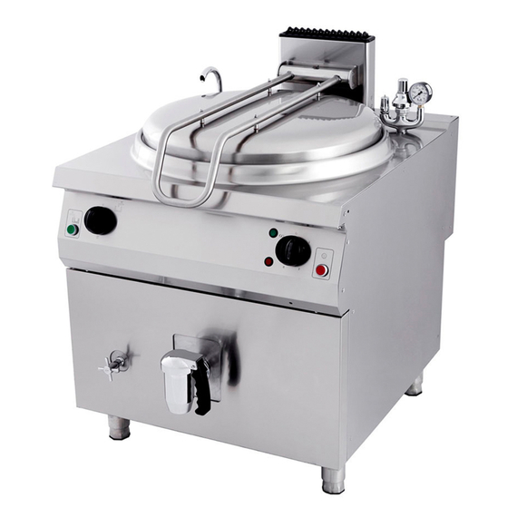 Maxima Gastro Premium Kochkessel - 160 l - Indirekt - 90 cm Tief - Gas Maxima Gastro Premium Kochkessel - 160 l - Indirekt - 90 cm Tief - Gas