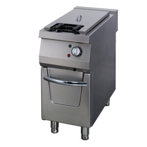 Maxima Gastro Premium Fritteuse - 1 x 22 l - Einzeleinheit - 90 cm Tief - mit Ablasshahn - Elektrisch