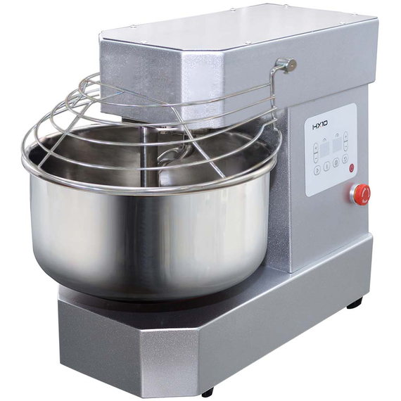 Spiral-Teigknetmaschine, automatische Steuerung, 10 Liter, 0,75 kW Spiral-Teigknetmaschine, automatische Steuerung, 10 Liter, 0,75 kW