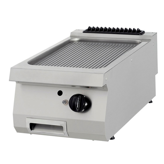 Maxima Gastro Premium Grillplatte - Gerilltes Chrom - Einzeleinheit - 90 cm Tief - Gas Maxima Gastro Premium Grillplatte - Gerilltes Chrom - Einzeleinheit - 90 cm Tief - Gas