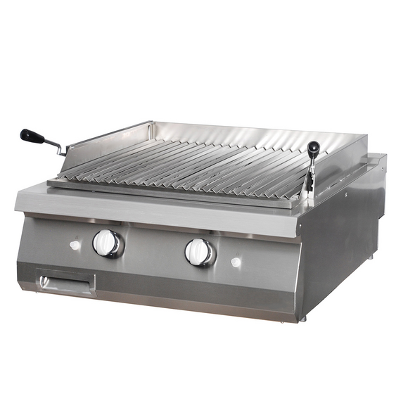 Maxima Gastro Premium Lavasteingrill - Doppeleinheit - 90 cm Tief - Gas Maxima Gastro Premium Lavasteingrill - Doppeleinheit - 90 cm Tief - Gas
