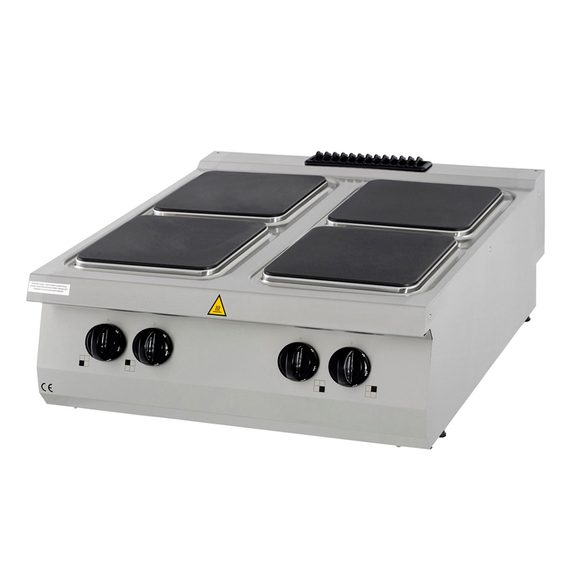 Maxima Gastro Premium Kochfeld - 4 Brenner - Doppeleinheit - 90 cm Tief - Elektrisch Maxima Gastro Premium Kochfeld - 4 Brenner - Doppeleinheit - 90 cm Tief - Elektrisch