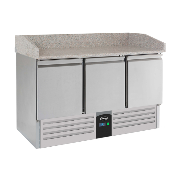 Combisteel Compact Line Pizzatisch 3 Türen – Breite 1400 Combisteel Compact Line Pizzatisch 3 Türen – Breite 1400