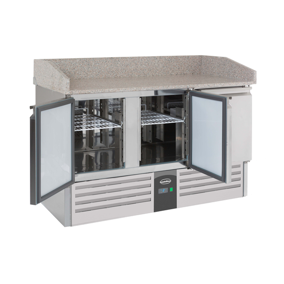 Combisteel Compact Line Pizzatisch 3 Türen – Breite 1400 1 Combisteel Compact Line Pizzatisch 3 Türen – Breite 1400