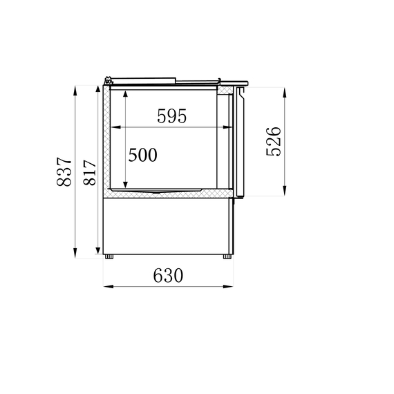 Combisteel Compact Line Gekühlte Saladatte 3 Türen 3 Combisteel Compact Line Gekühlte Saladatte 3 Türen