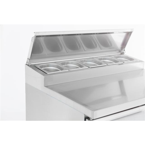 Combisteel Compact Line Saladette 2 Türen 5X1/6Gn Behälter 3 Combisteel Compact Line Saladette 2 Türen 5X1/6Gn Behälter